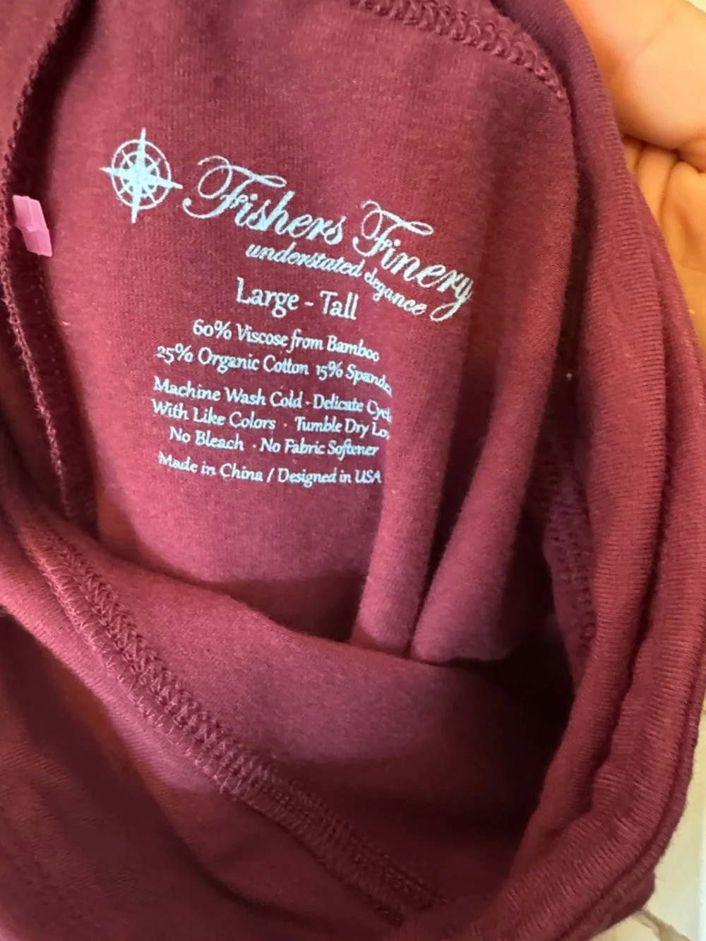Fishers Finery 34 inseam